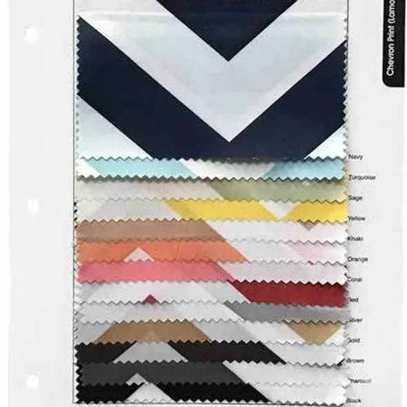 5pcs - Chevron Print (Lamour) Table Runner 14"x108" - Charcoal and White