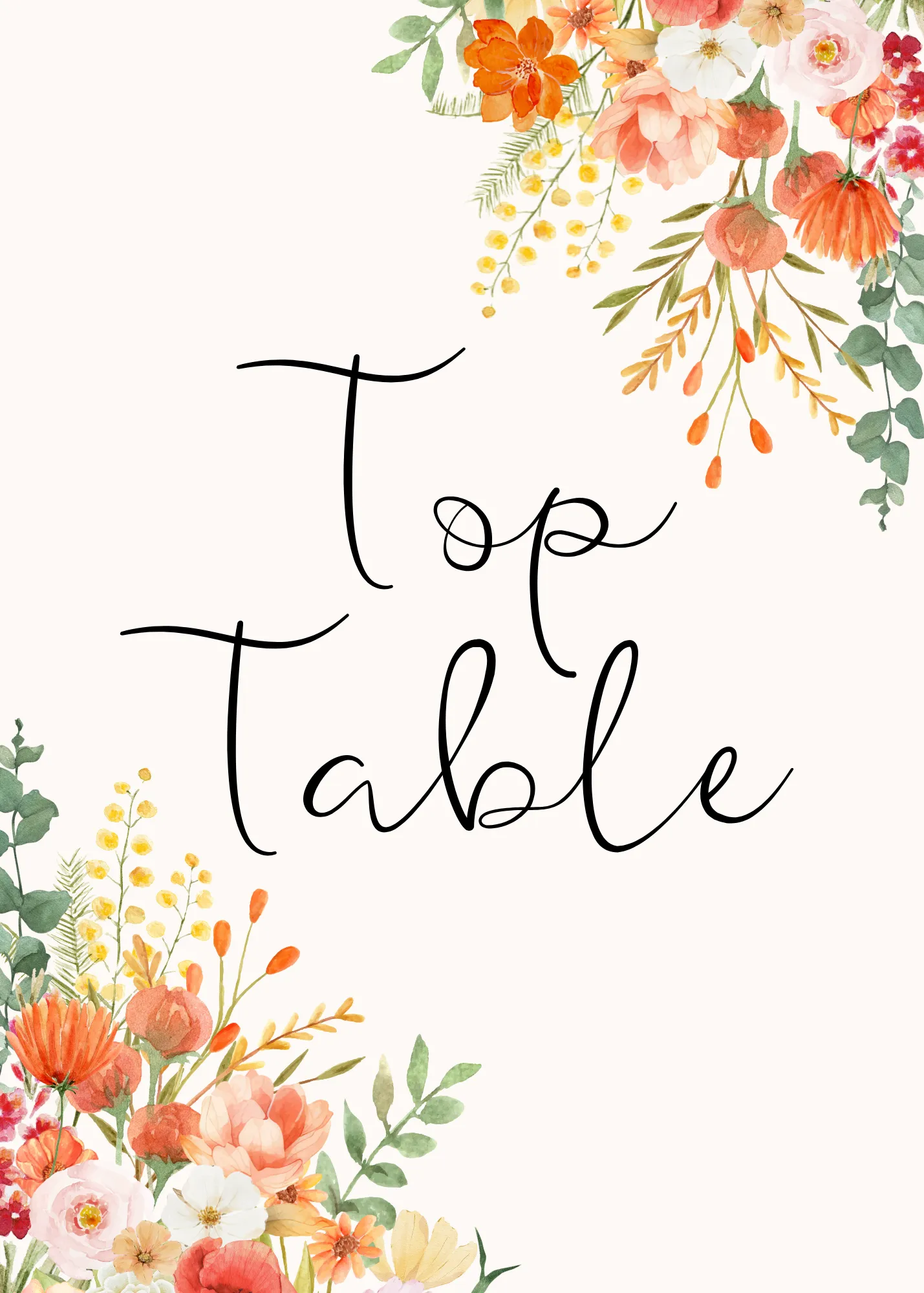 Autumnal Table Numbers