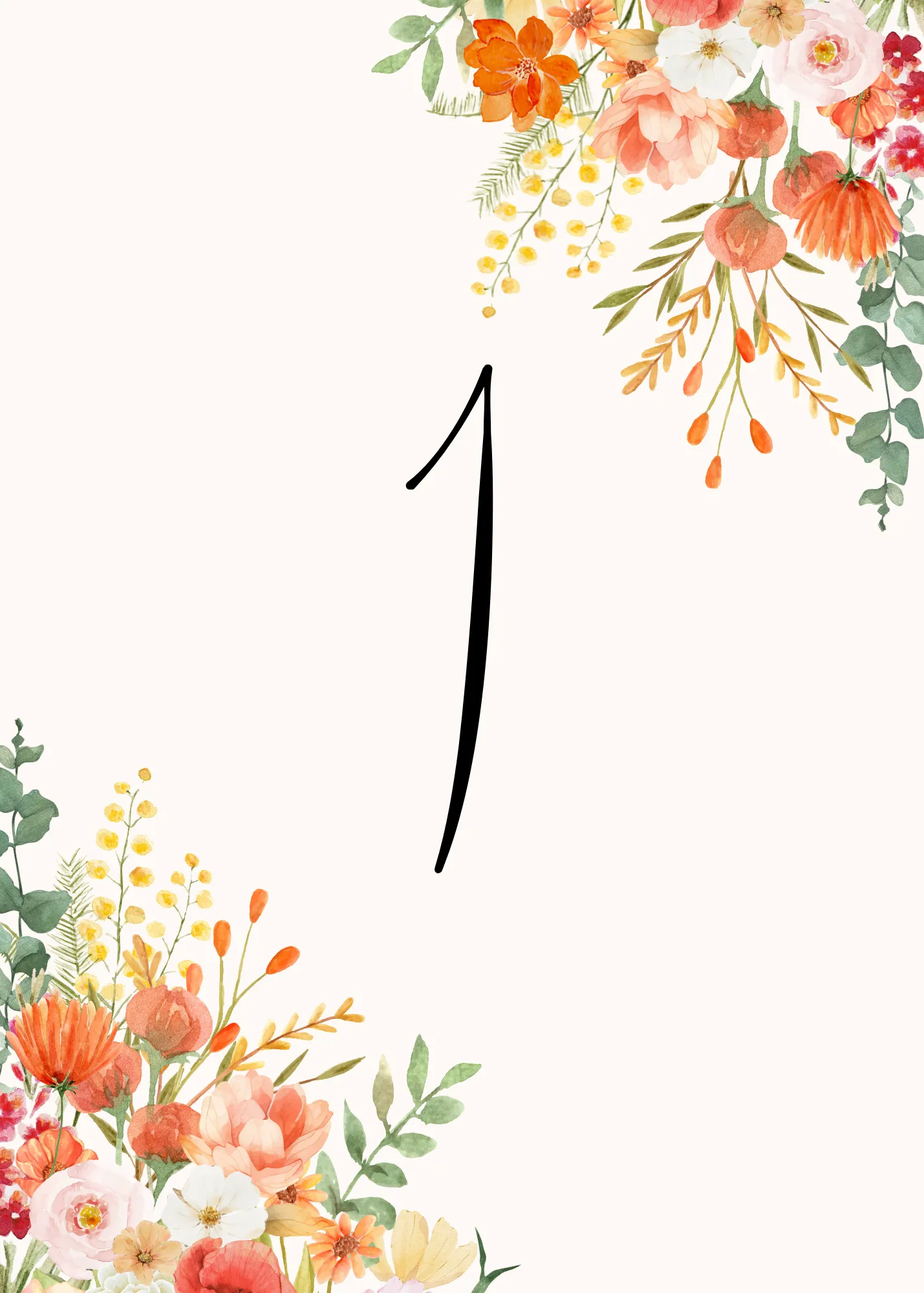 Autumnal Table Numbers