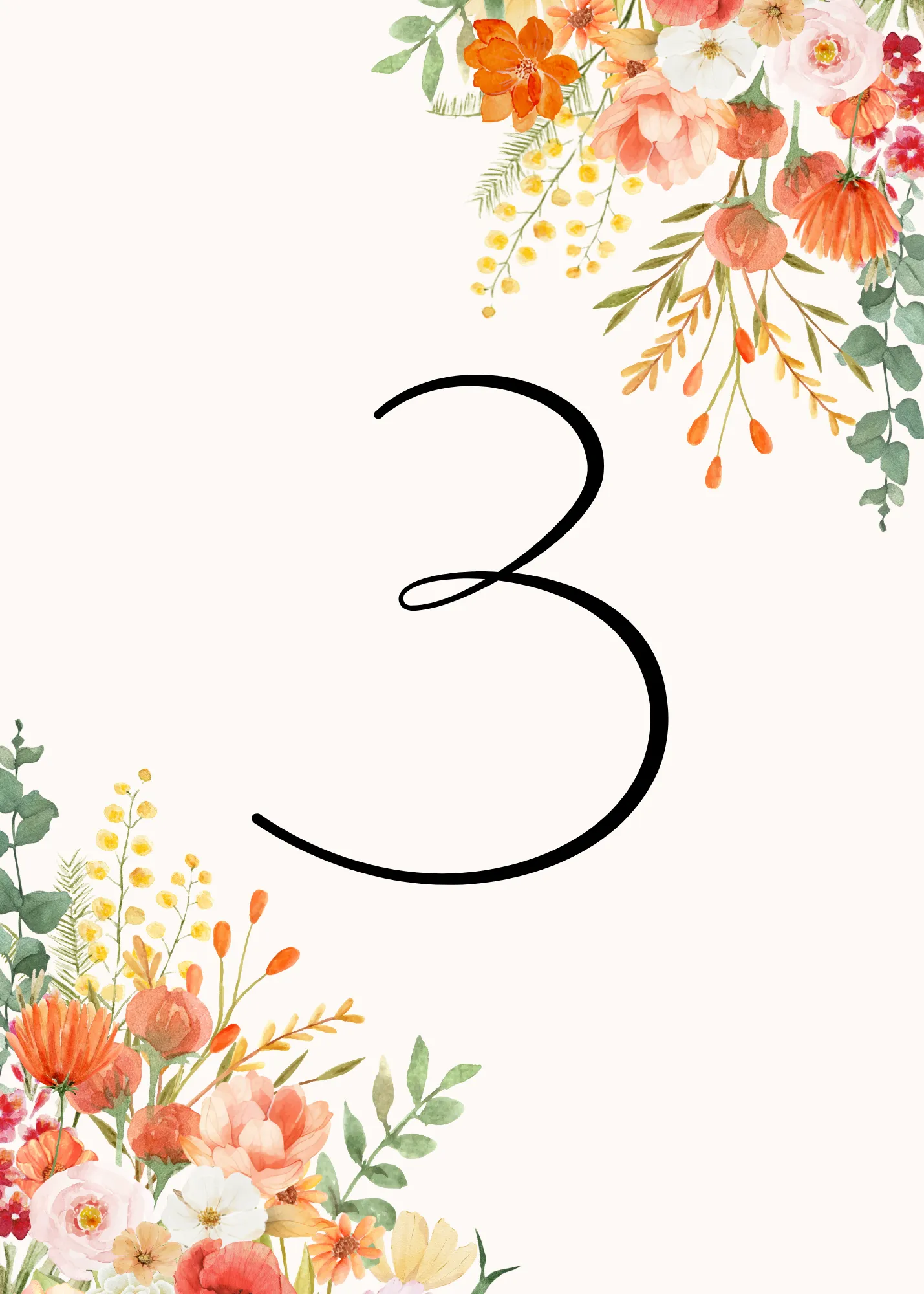 Autumnal Table Numbers