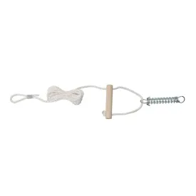 Oztrail 6MM Single Guy Rope with Wooden Runner & Spring