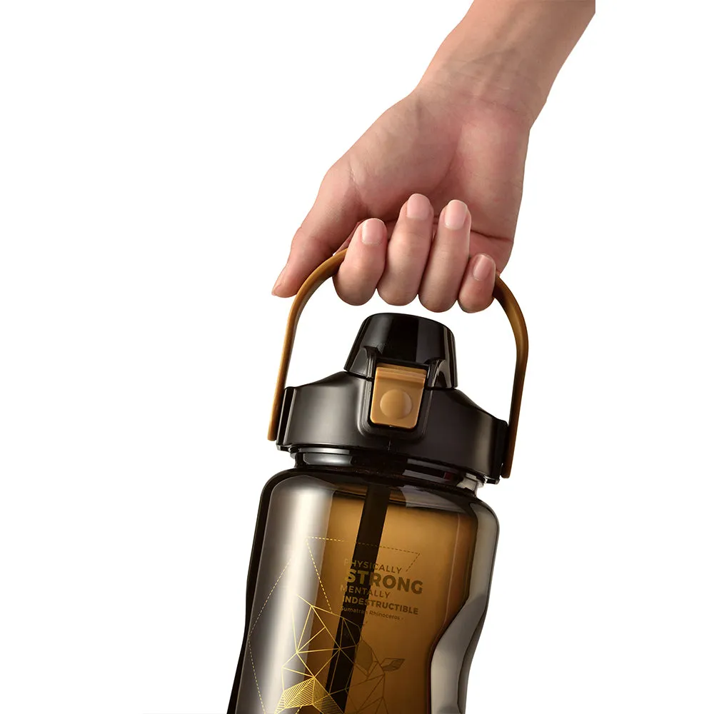 RELAX 1500ML GRANDE TRITAN BOTTLE WITH STRAW - GREEN TURTLE